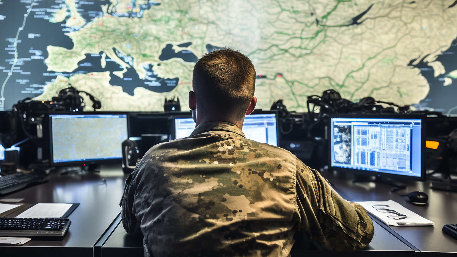 Military Computer Soldier